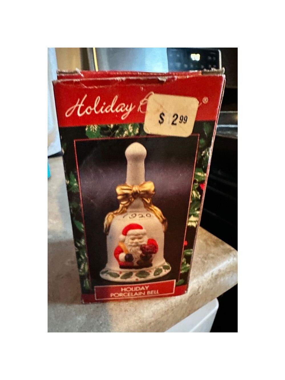 Holiday Boutique Vintage Porcelain Collectors 1995 1920 Christmas Bell Ornament